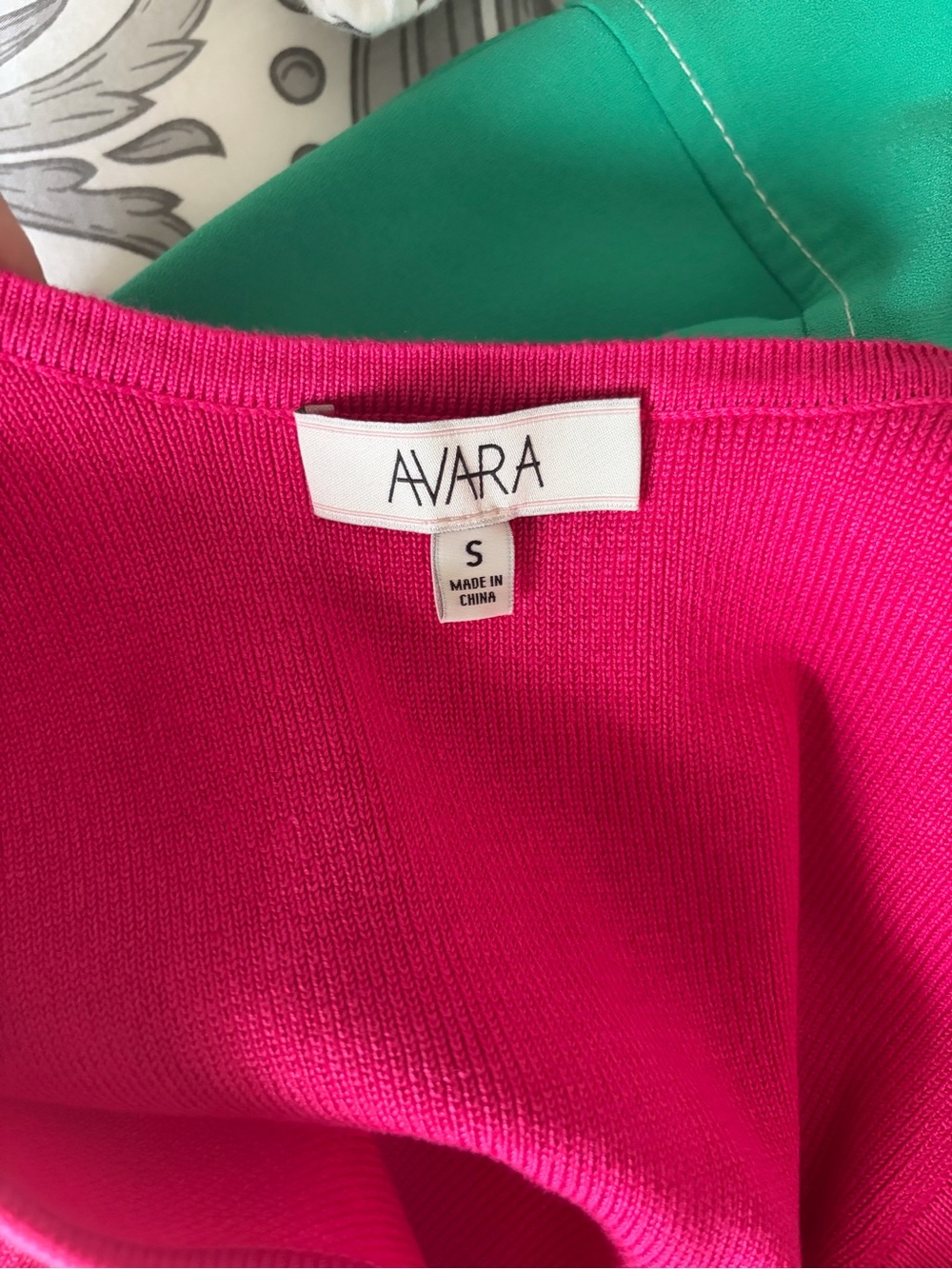 Avara Bright Pink Knit Top